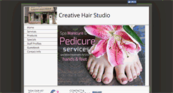 Desktop Screenshot of creativehairstudio.org